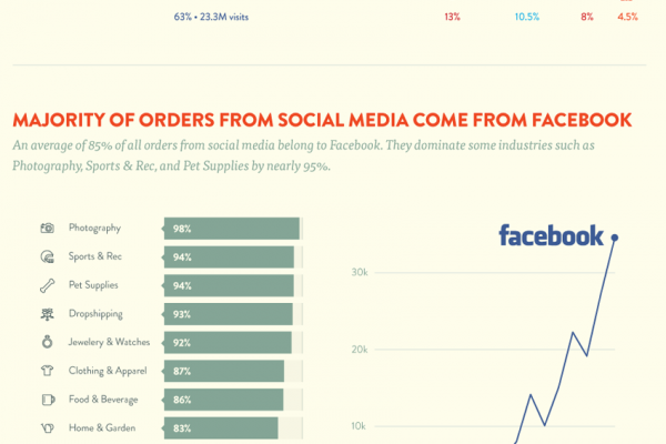 Social ecommerce sales infographic